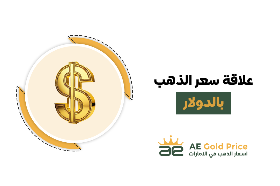 علاقة سعر الذهب بالدولار